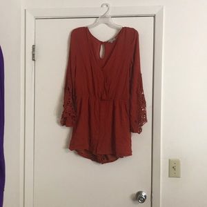 Rust colored romper